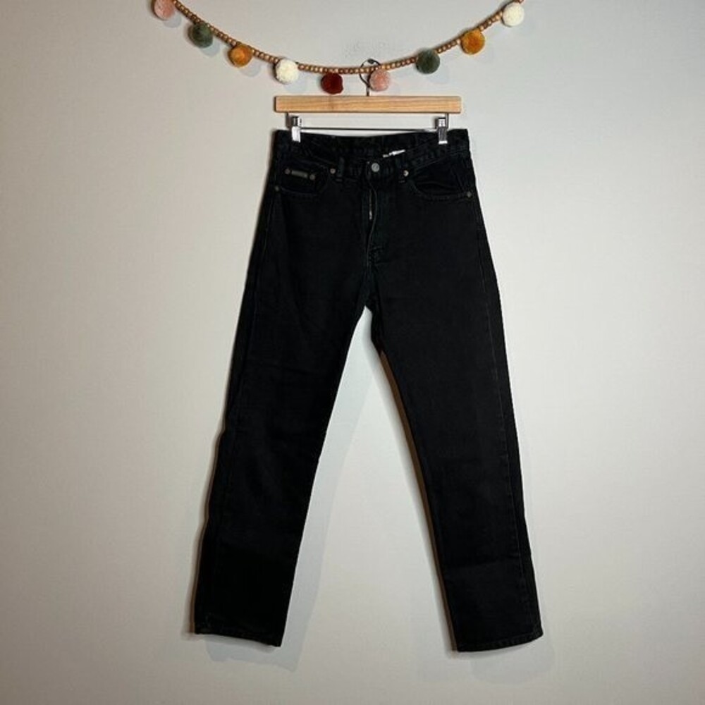 Y2K Vintage black CK Jeans tapered leg jeans